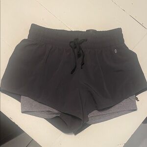 H&M Sport size S Women's Black and Gray Shorts